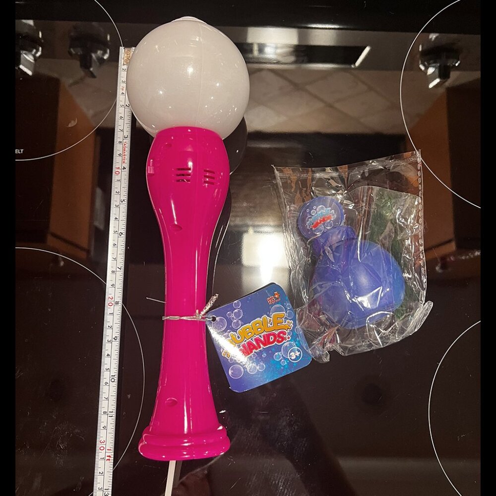Light Toys: Bubble Wand - Magenta